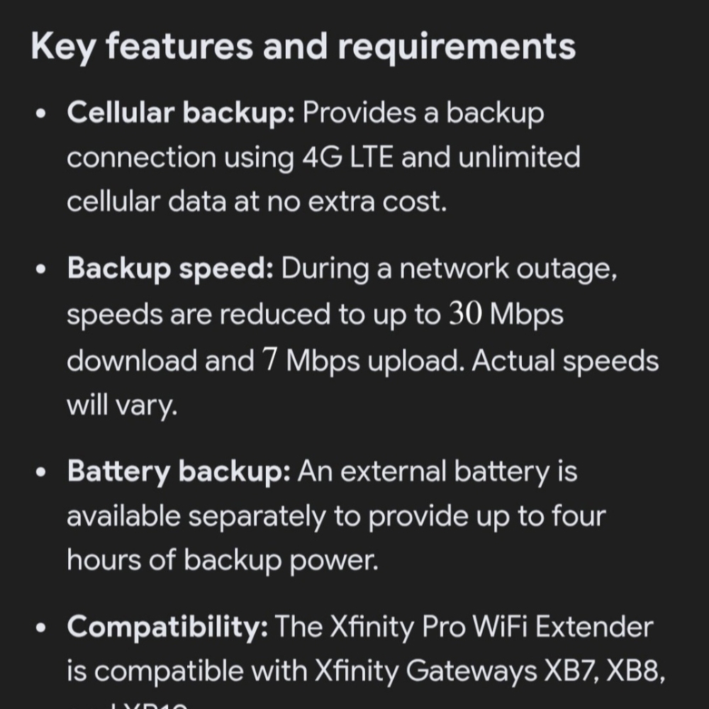 New XFinity White Storm-Ready WiFi Router Bundle With New Backup Battery - Picture 9 of 10